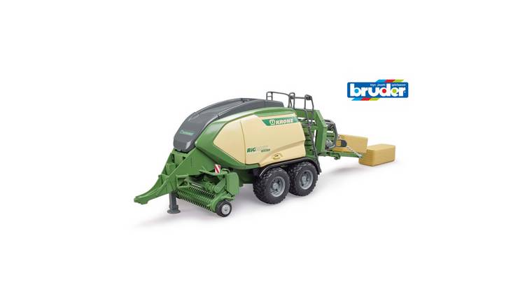 Bruder 1:16 Krone BiG Pack 1290 HDP VC Big Square Baler with Bales - Age 3+