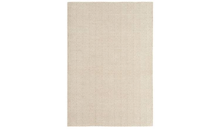 Mega Flooring Beige Modern Abstract Rug - 66 x 200cm