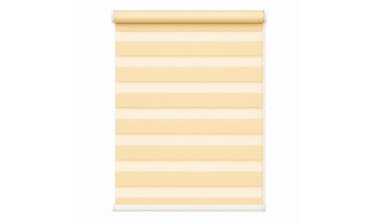 New Edge Blinds Natural Day & Night Zebra Roller Blind - 45cm x 165cm