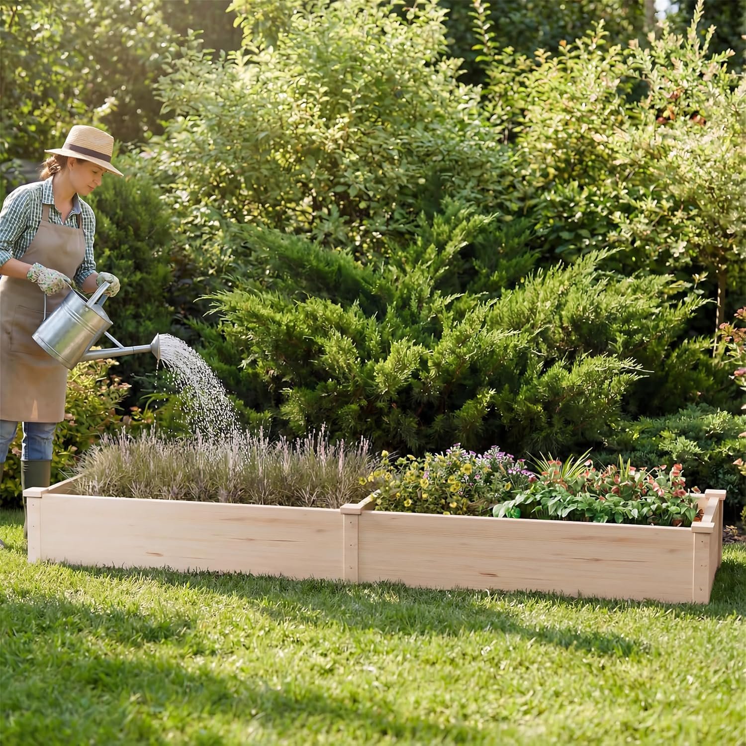 Greenera Raised Garden Bed 238x57.8x25cm - Image 2