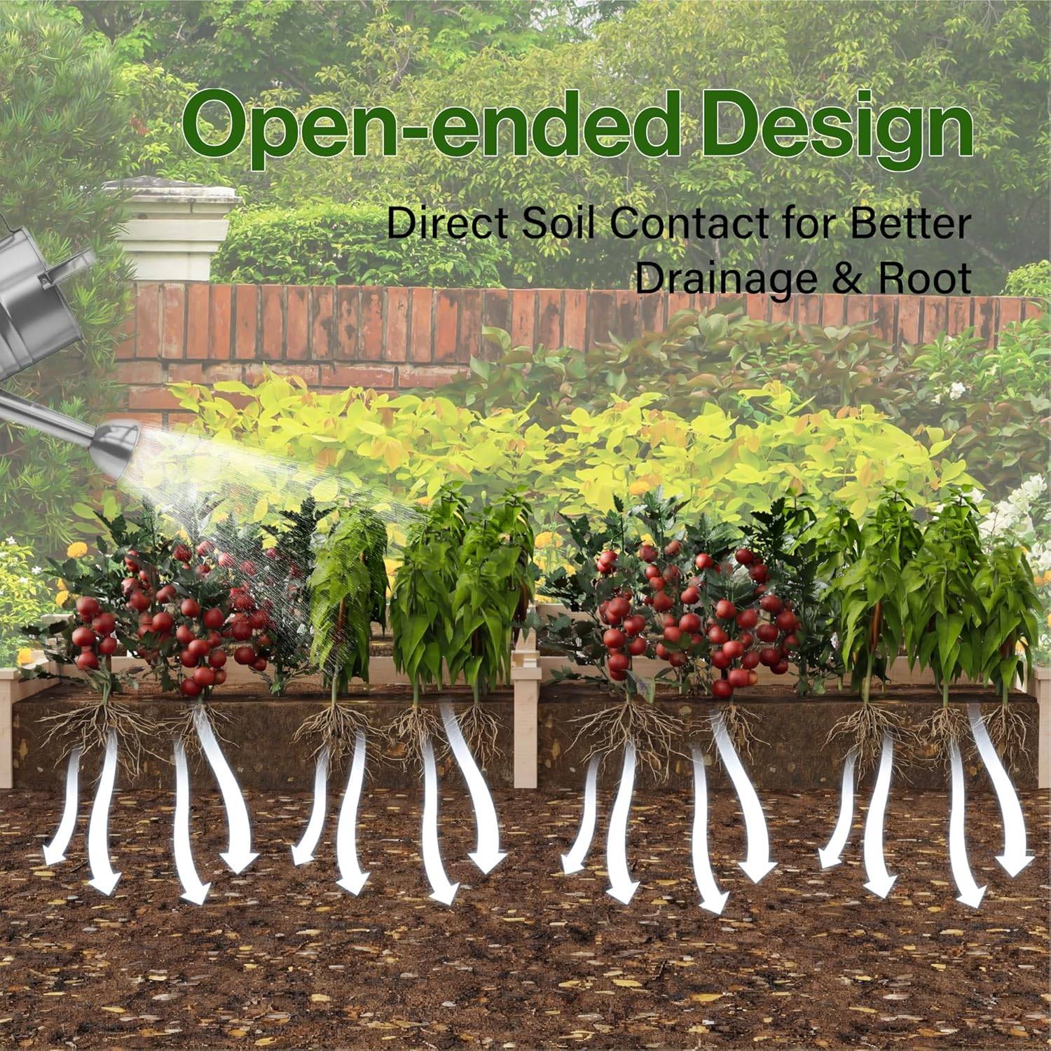 Greenera Raised Garden Bed 238x57.8x25cm - Image 5