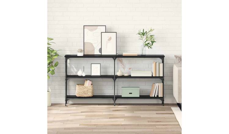 Walplus Bedside Cabinet - Black - 150 x 29 x 75 cm