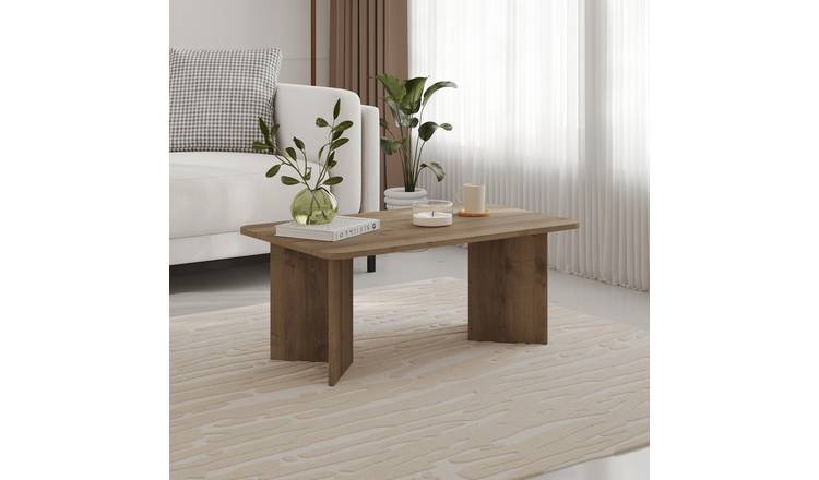 Decortie Sam Particleboard Coffee Table - Dark Oak