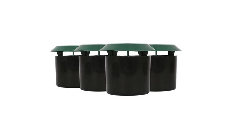 Harbour Housewares Slug & Snail Beer Traps - Green/Black - Pack of 4