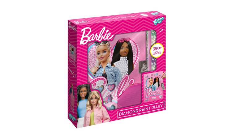 Totum Barbie Diamond Paint Diary Craft Set