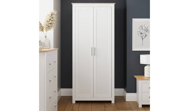 GFW Lancaster 2 Door Wardrobe - White