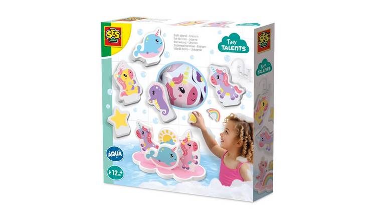 SES Creative Foam Unicorn Island Kids Bath Toy