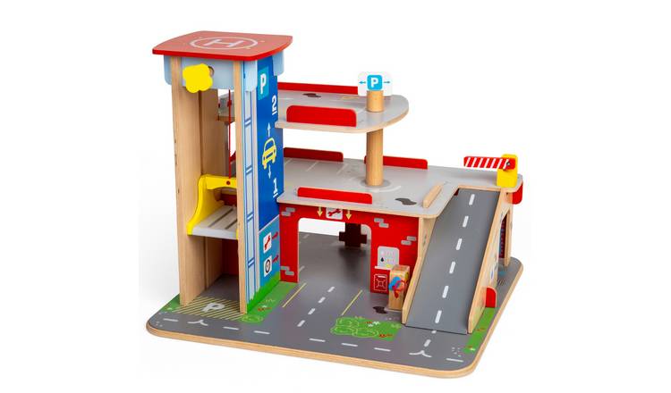 Bigjigs Toys Park & Play Garage - 3 Years +