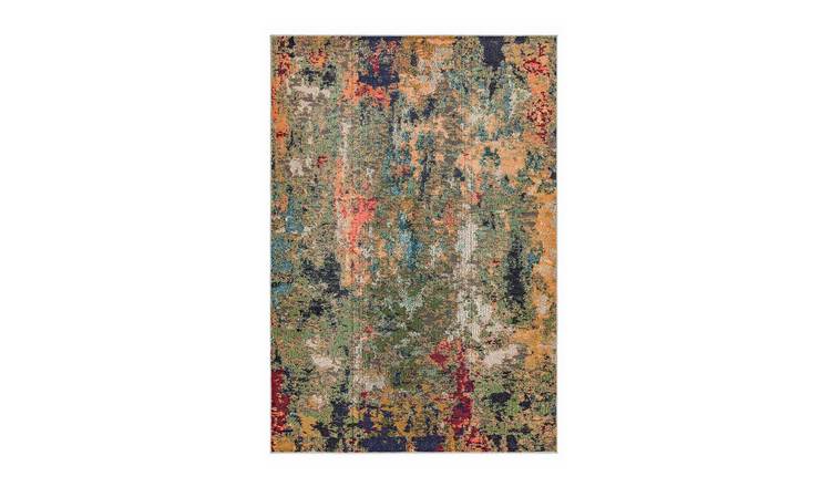 Mega Flooring Multi Modern Abstract Rug - 80 x 150cm