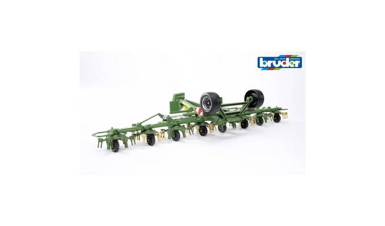 Bruder 1:16 Krone Trailed Rotary Tedder with Running Gear KWT 8.82 - Green