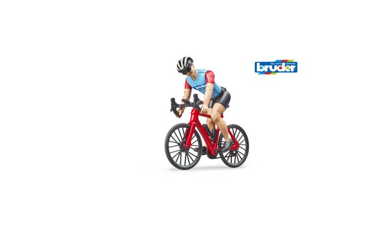 Bruder BWorld 1:16 Road Bike with Cyclist - Red