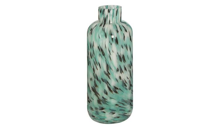 Orsina Calla Large Speckle Vase - Turquoise