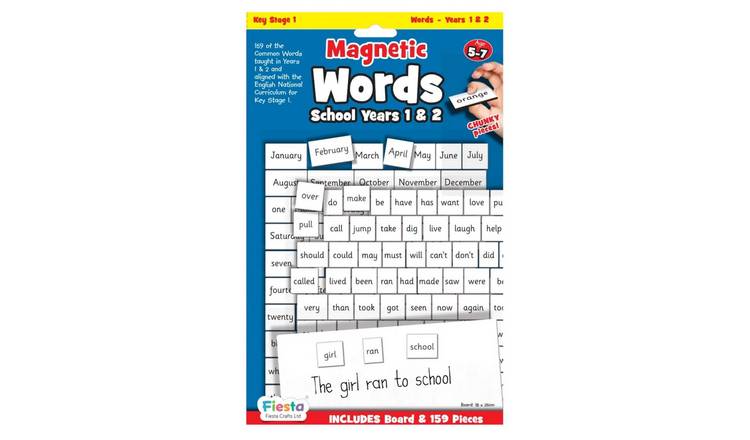 Fiesta Crafts Magnetic First Words - Years 1 & 2 - 3 Years +