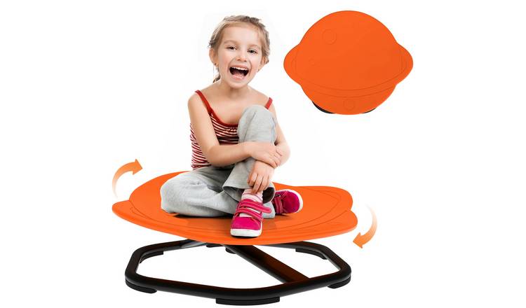 AIYAPLAY Kids Planet NonSlip Base Spinning Chair - Orange