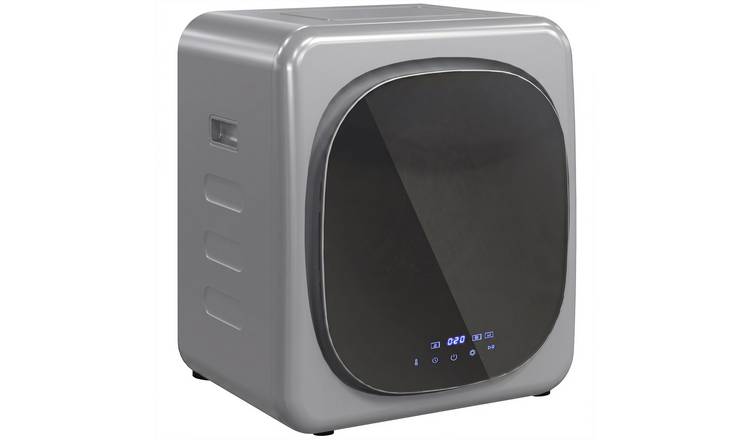 HOMCOM 2.5kg Dry Capacity Freestanding Stackable Clothes Drying Machine - Silver