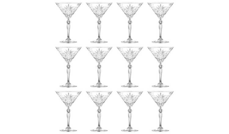 RCR Crystal Melodia Martini Glasses 210ml - Pack of 12