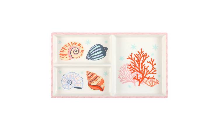 Something Different Shell and Coral Trinket Tray