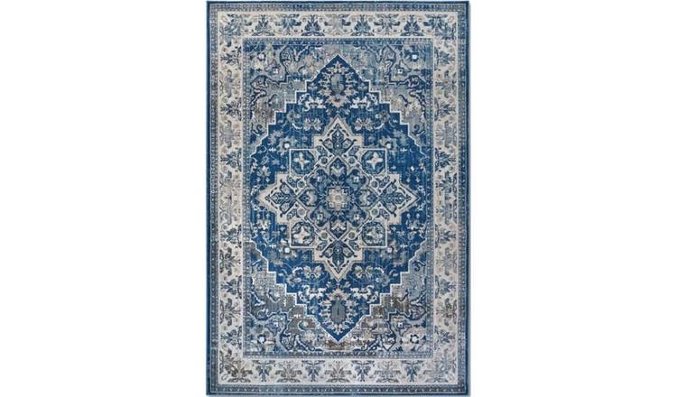 Villeroy & Boch Blue 1869 Jehanne Classic Medallion Rug - 120 x 170cm