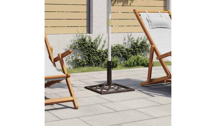 Walplus Cast Iron Umbrella Base - Bronze - 44 x 44 x 31 cm
