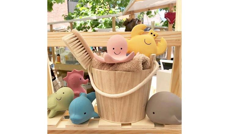 Tikiri Ocean Buddies Teether, Rattle and Bath Toy - Assorted