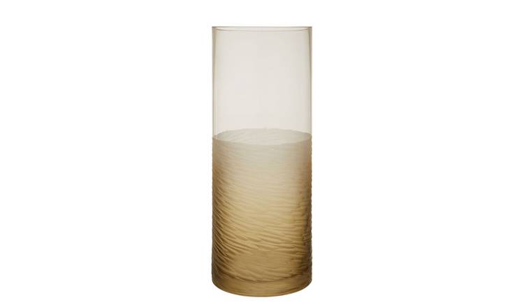 Orsina Caila Large Textured  Ombre Glass Vase