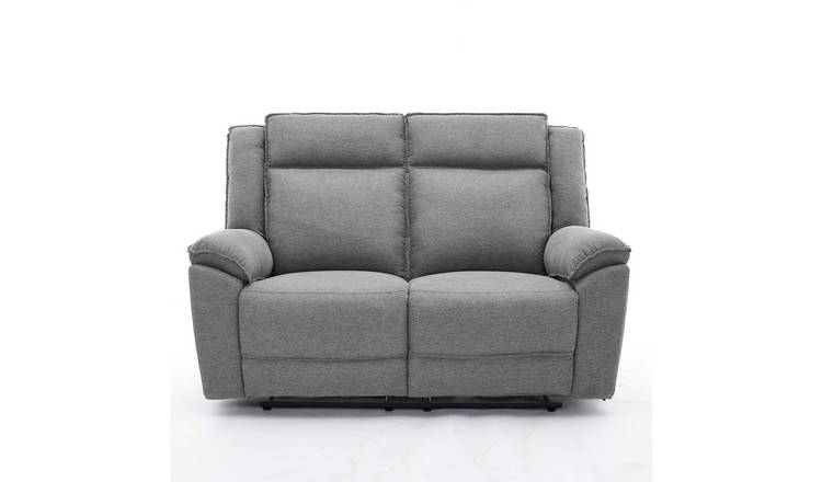Furniture Online Skye Electric Recliner 2 Seater Linen Sofa – Grey