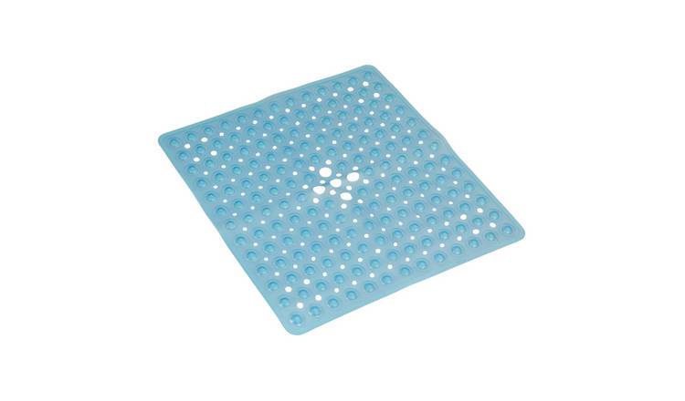 Top 3 Non-Slip Durable Bath Shower Mat with Suction Cups - Blue