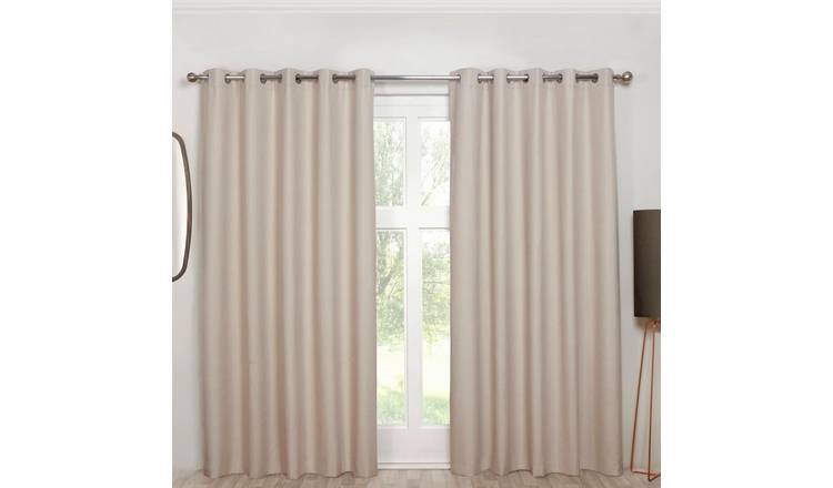 Sundour Cosmos Eyelet Curtains - Natural - 168 x 229cm