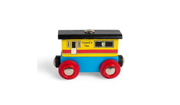 Bigjigs Rail Rail Name Guards Van - 3 Years +