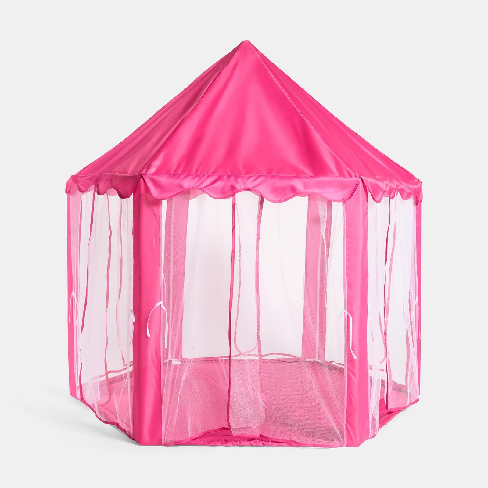 OHS Kids Outdoor Play Tent with Curtains - Hot Pink - Image 4