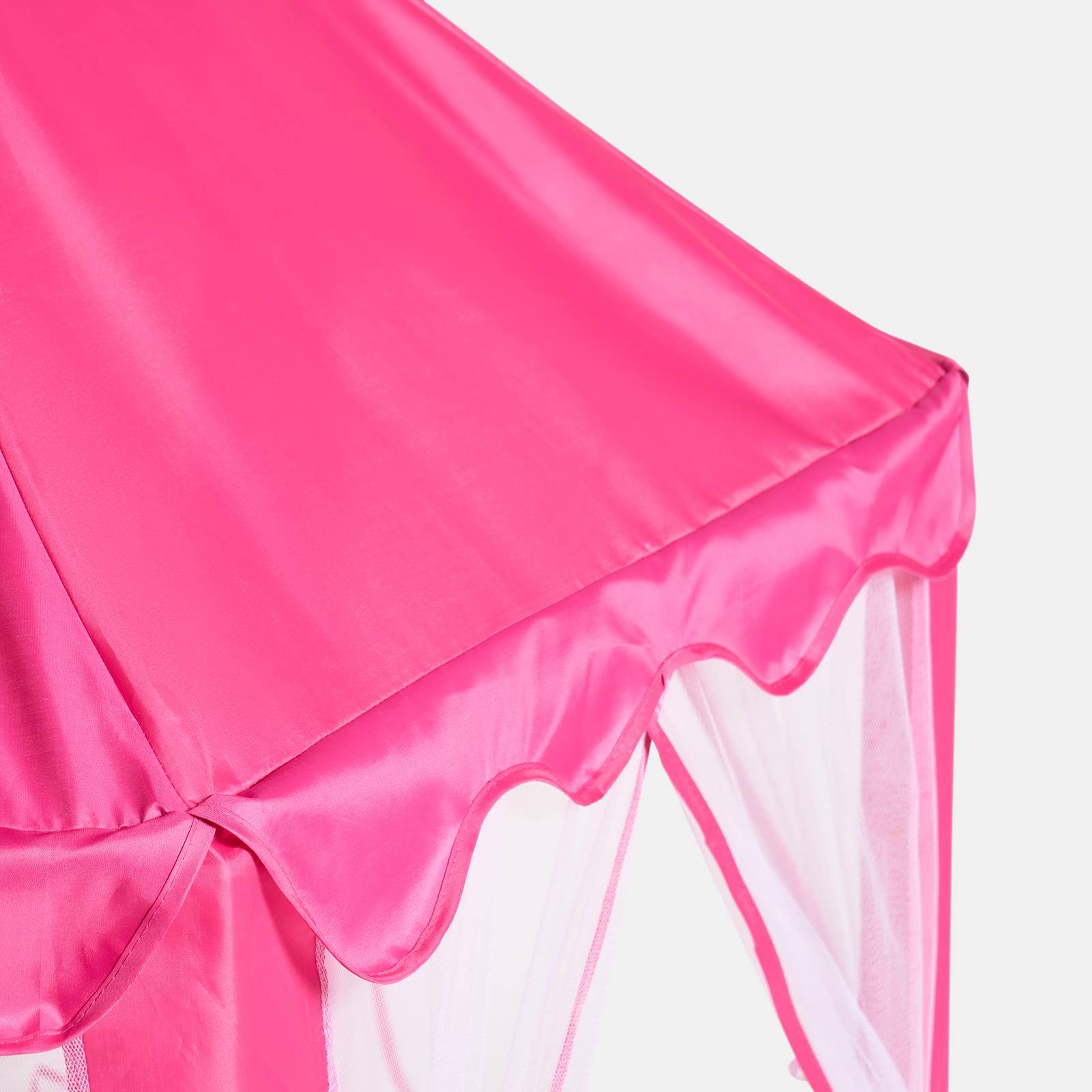 OHS Kids Outdoor Play Tent with Curtains - Hot Pink - Image 5