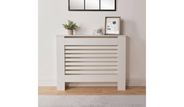 OHS Engineered Wood Radiator Cover - White - Medium