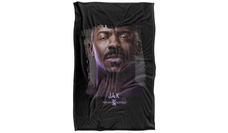 Mortal Kombat 2 Jax Portrait Soft Touch Blanket - 152cm x 127cm
