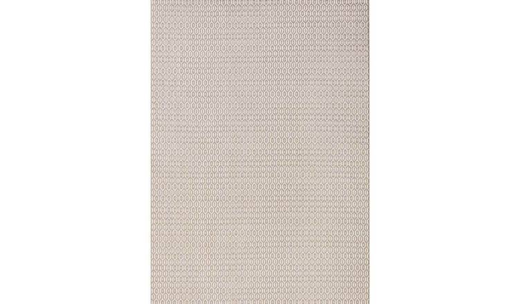Hanse Home Cream Indoor Outdoor Coin Geometric Rug - 200 x 290cm