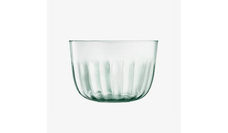 LSA International Mia 100% Recycled Glass Bowl 23cm - Clear