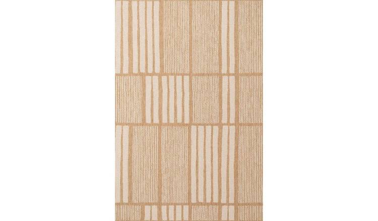 Ted Baker Beige Allington Indoor Outdoor Geometric Rug - 120 x 170cm