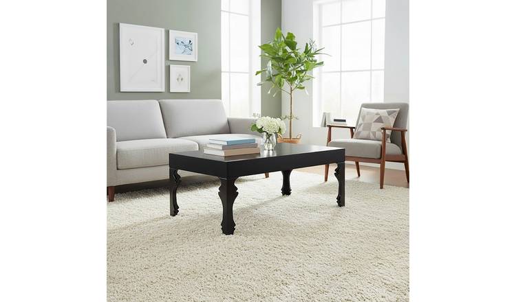 Orsina High-Gloss Coffee Table – Black