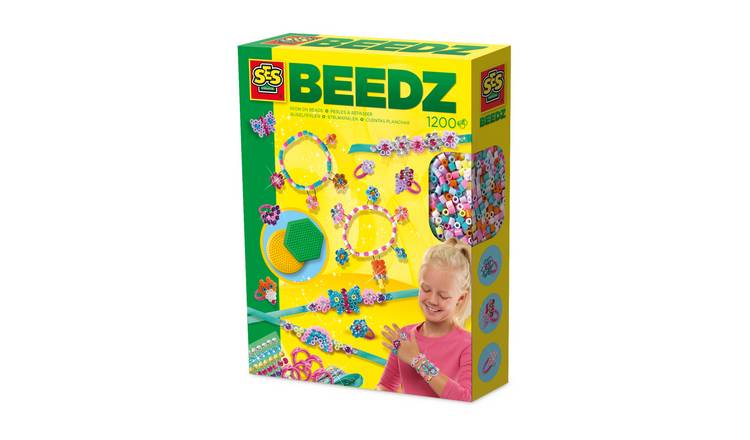 SES Creative Iron On Beads Diamond Jewellery Craft Set - Age 5+