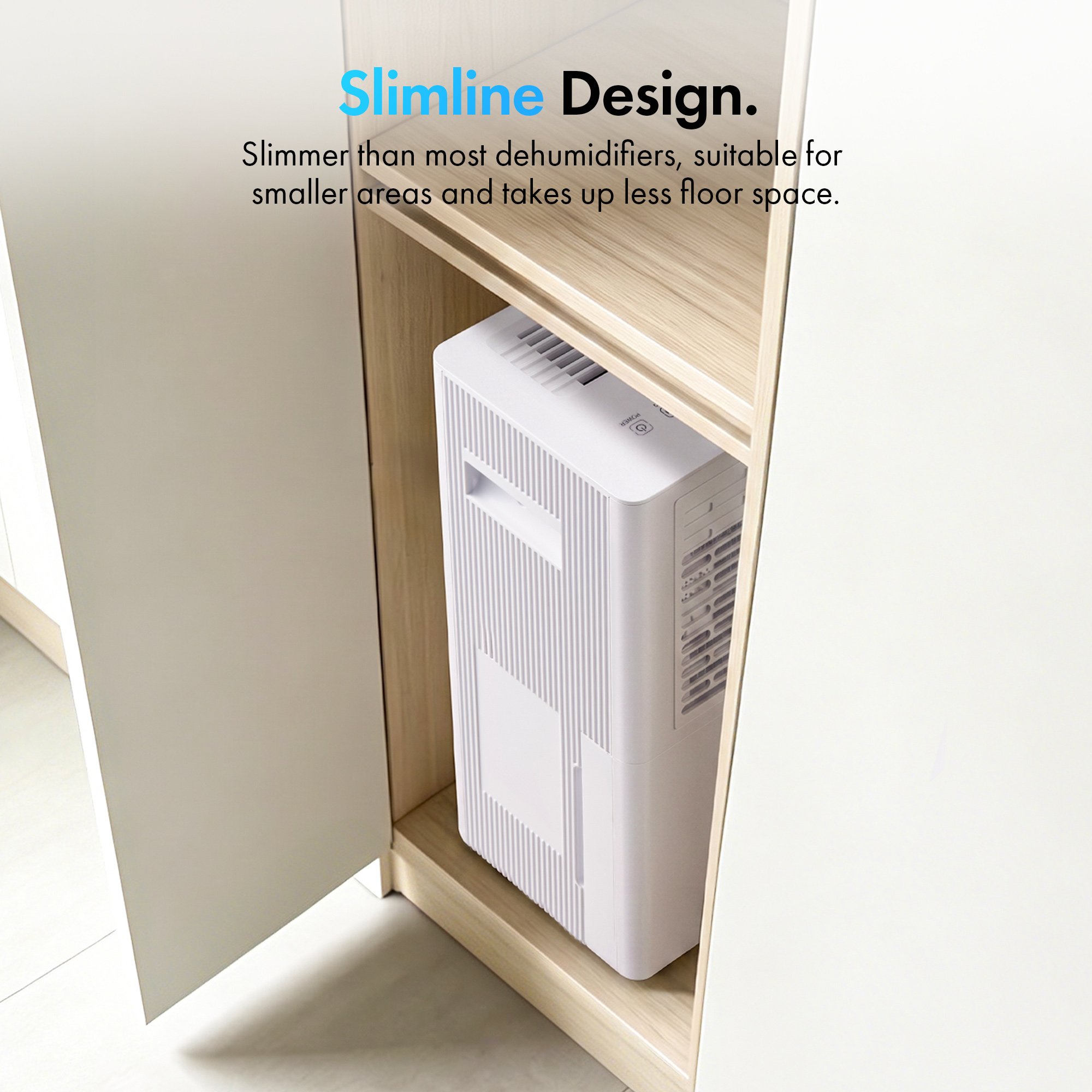 VonHaus 10L/Day Dehumidifier - White - Image 5