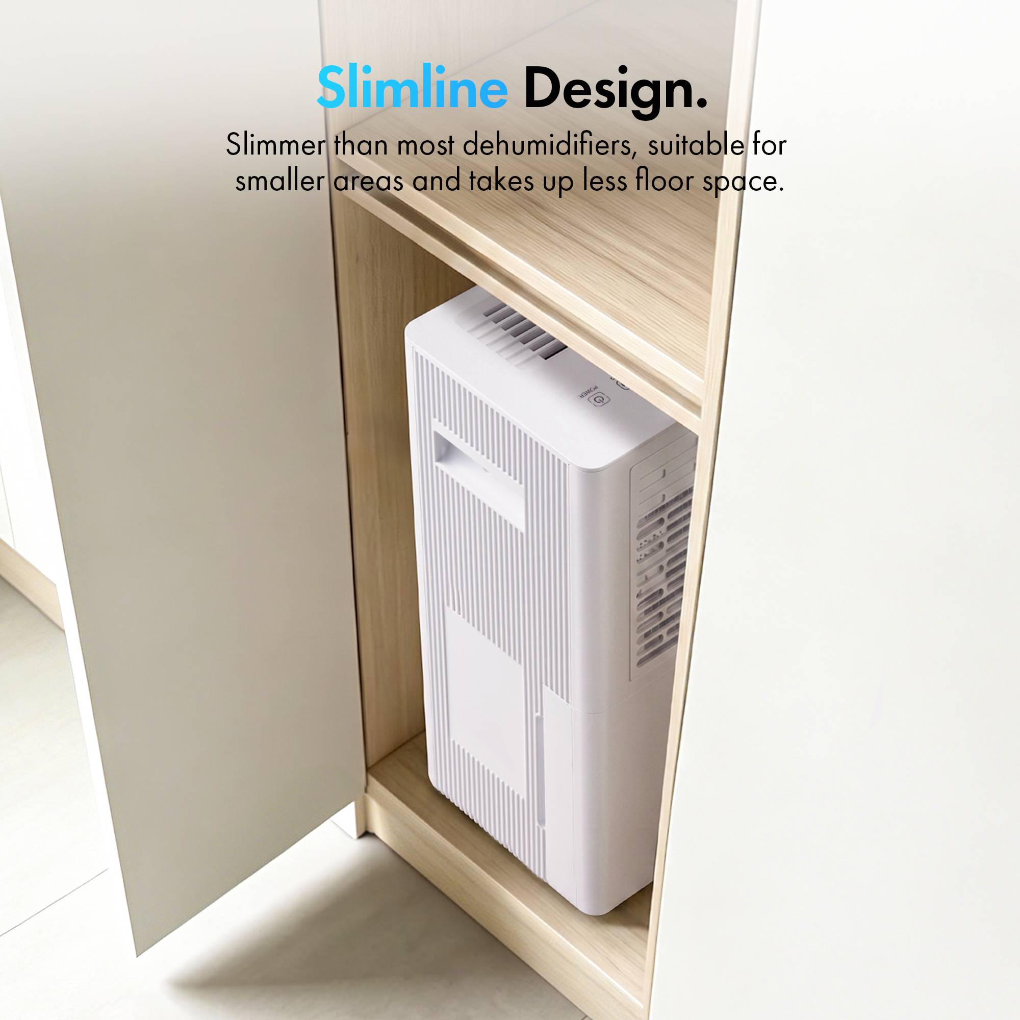 VonHaus 10L/Day Dehumidifier - White - Image 5