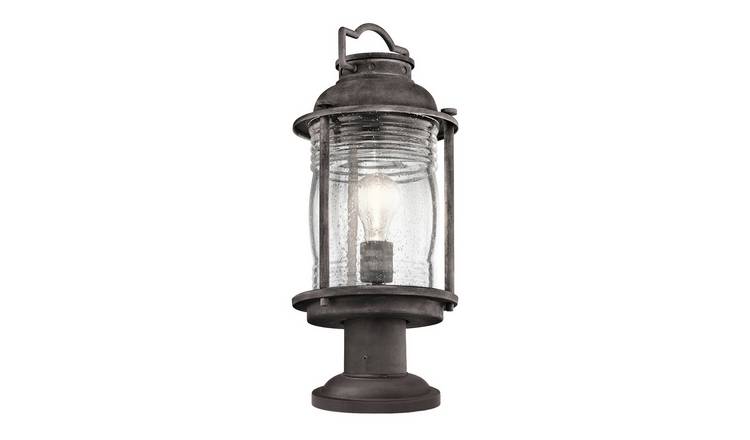 Elstead Ashland Pedestal Light - Zinc
