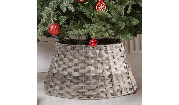 My Christmas Wicker Christmas Tree Skirt Rattan Basket - 50cm