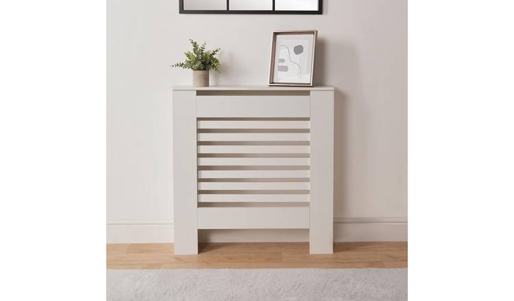 OHS Engineered Wood Radiator Cover - White - Small