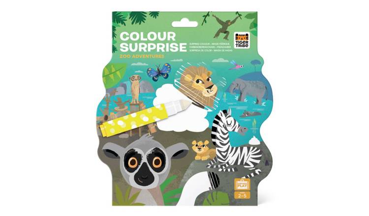 Tiger Tribe Colour Surprise - Zoo Adventures 2 Years +