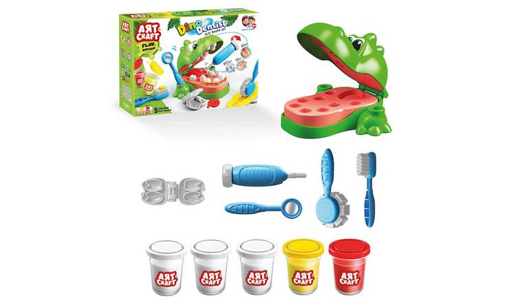 Art Craft Dinosaur Dentist Play Dough Set