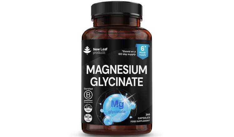 New Leaf Magnesium Glycinate 1040mg - 360 Capsules