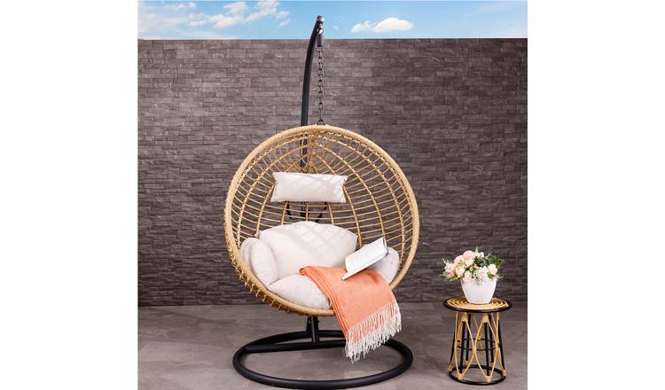 Charles Bentley Single Hanging Swing Chair - Natural