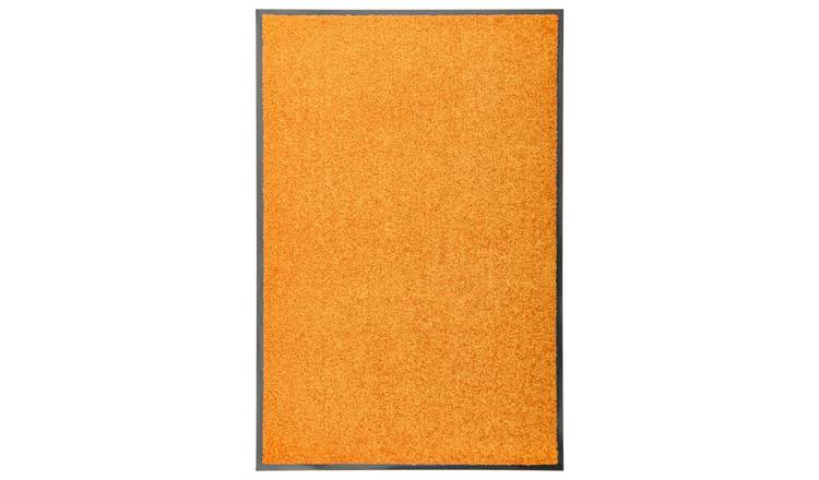 Walplus Polyamide Doormat - Orange - 90 x 60 cm