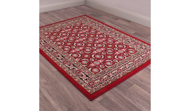 DS Living Venesia Traditional Rug - Red - 120x120cm