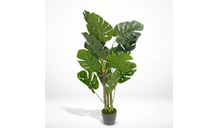 Homescapes Artificial Monstera Tree 100cm - Green
